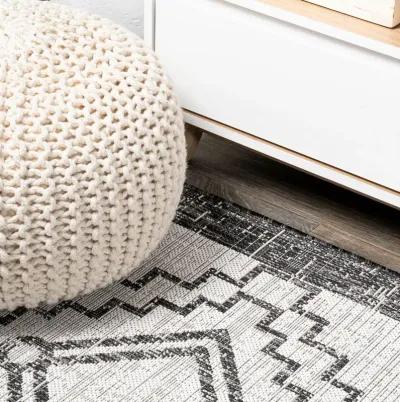 Marokko Diamond Tribal Medallion Indoor/Outdoor Area Rug