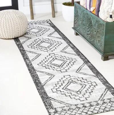 Marokko Diamond Tribal Medallion Indoor/Outdoor Area Rug