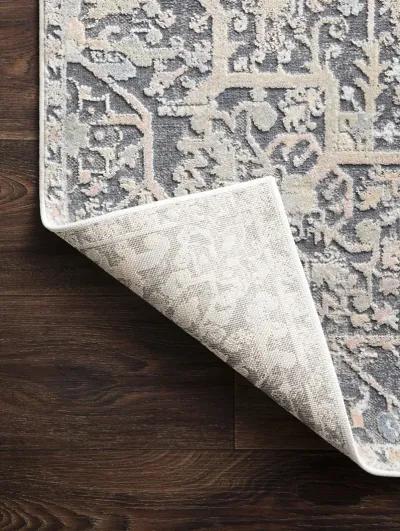 Lucia LUC02 Charcoal/Multi 6'8" x 8'8" Rug