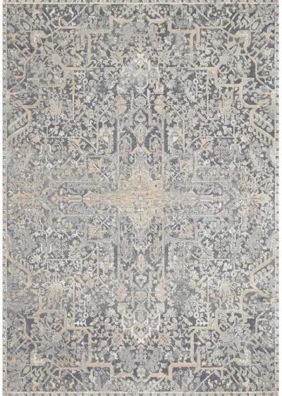 Lucia LUC02 Charcoal/Multi 6'8" x 8'8" Rug