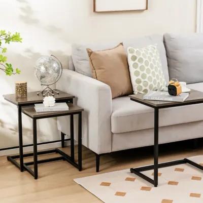 3 Pieces Multifunctional Coffee End Table Set