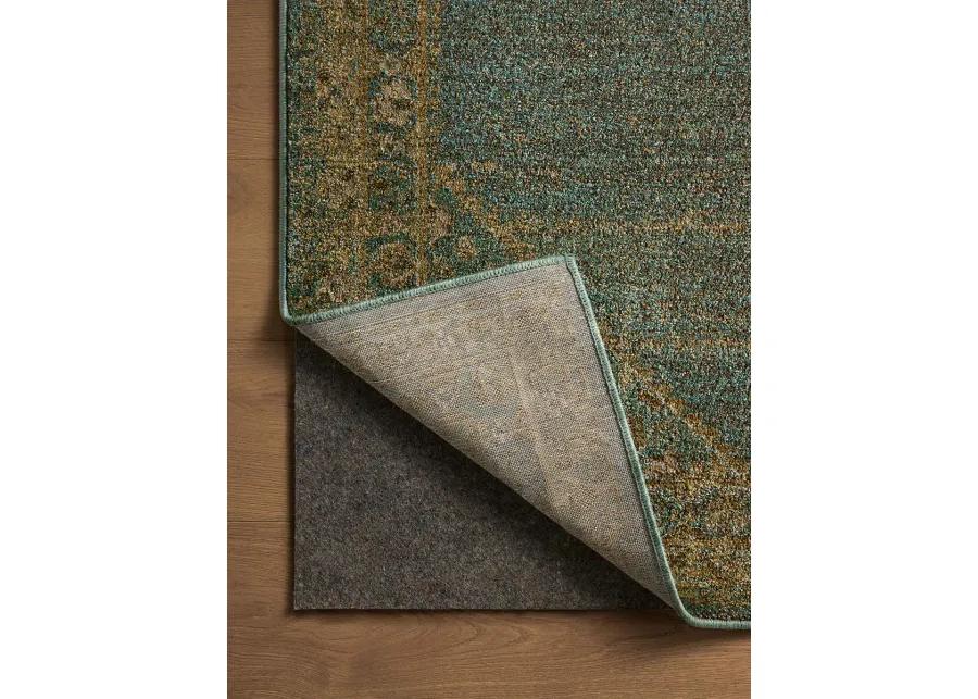 Mona Aqua/Wheat 7'6" x 10' Area Rug by Magnolia Home by Joanna Gaines x Loloi