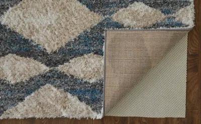 Mynka 39IFF Ivory/Gray/Blue 5' x 8' Rug