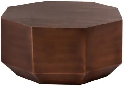 Pasargad Home Byzantine Dorian Copper Finish Cofeetable