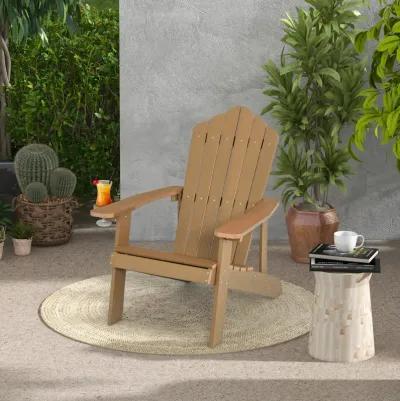 Weather Resistant HIPS Outdoor Adirondack Chair with Cup Holder