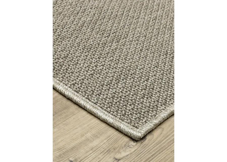 Caicos 9'10" x 12'10" Grey Rug