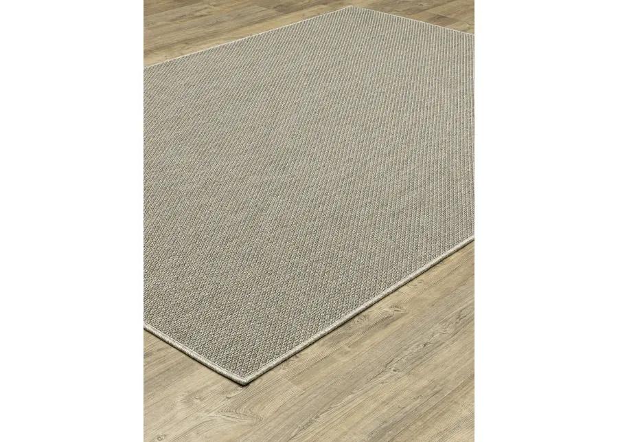 Caicos 9'10" x 12'10" Grey Rug