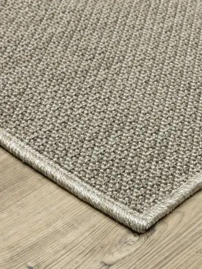 Caicos 9'10" x 12'10" Grey Rug