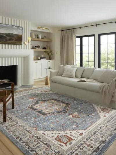 Odette ODT06 Sky/Multi 4' x 6' Rug