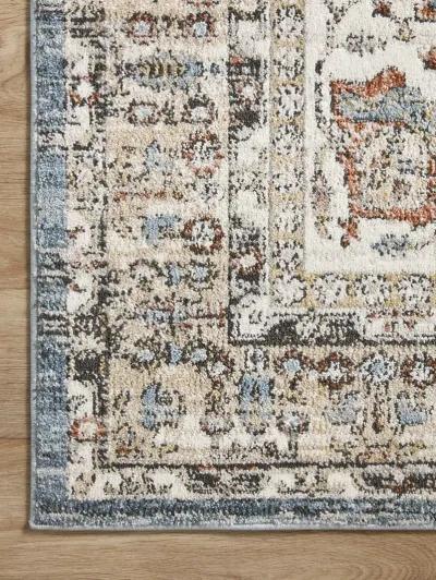 Odette ODT06 Sky/Multi 4' x 6' Rug