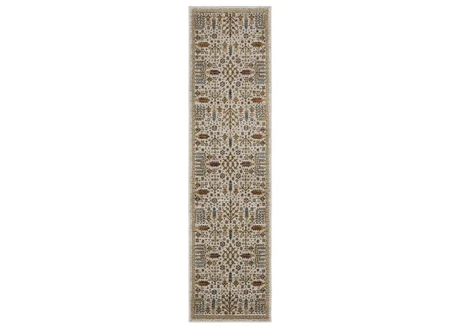 Andorra 2'3" x 8' Ivory Rug