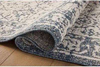 Gigi Ivory/Blue 5'3" x 7'6" Area Rug by Magnolia Home by Joanna Gaines x Loloi