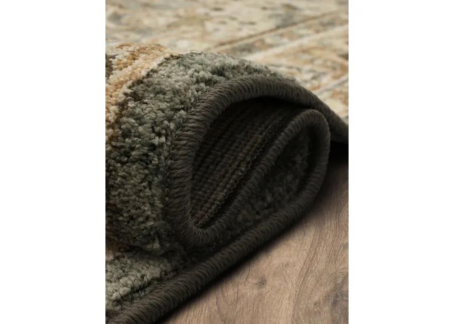 Euphoria Rhodes Ash gray 2' 4" X 7' 10" Rug