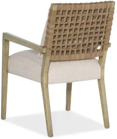 Surfrider Woven Back Arm Chair