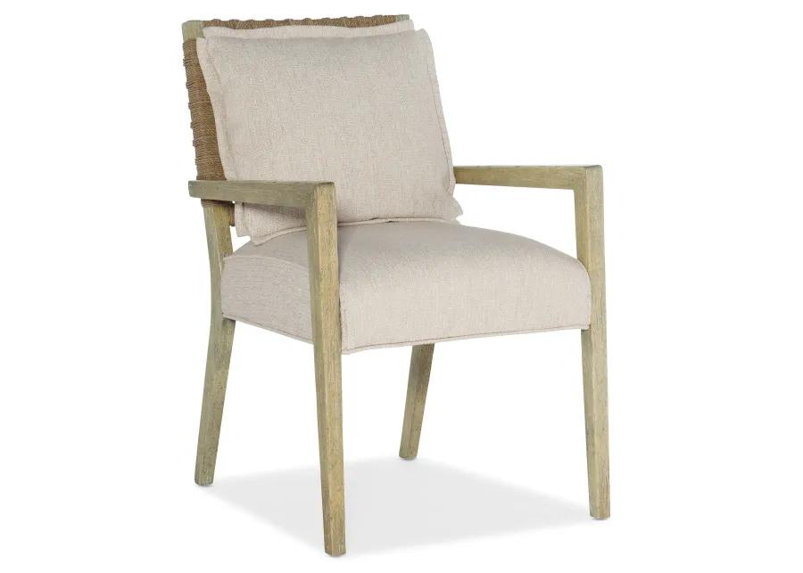 Surfrider Woven Back Arm Chair