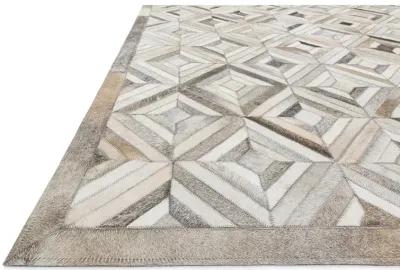 Promenade PO01 Ivory/Grey 5' x 7'6" Rug