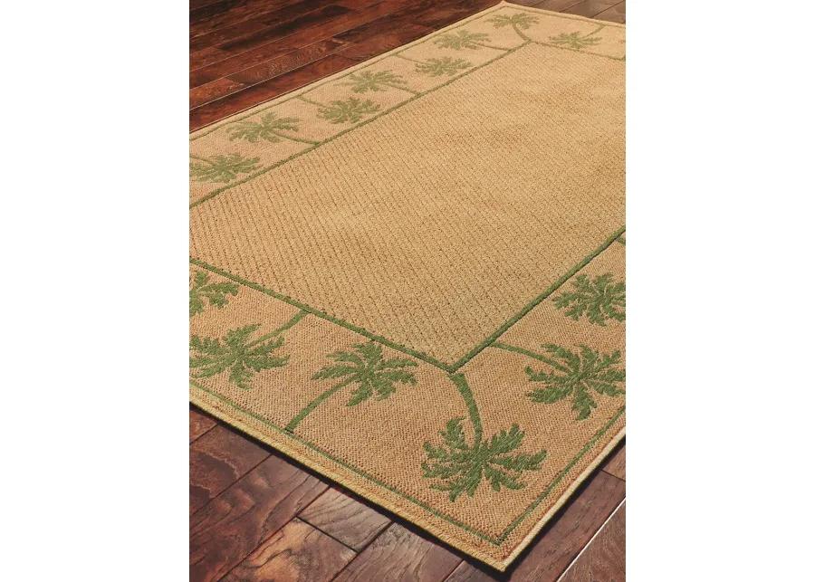 Lanai 3'7" x 5'6" Beige Rug