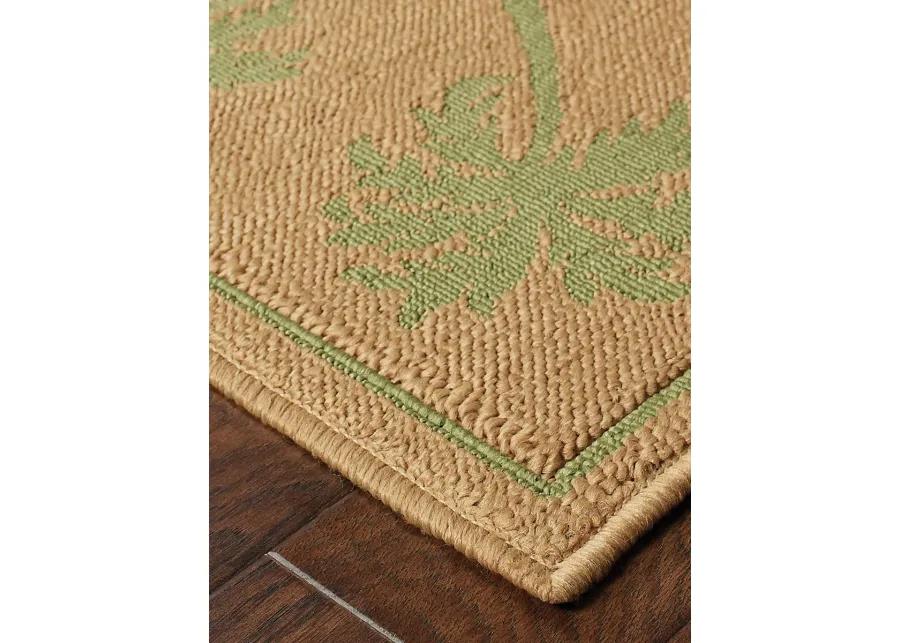 Lanai 3'7" x 5'6" Beige Rug