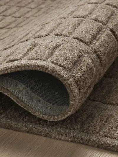 Bradley BRL-06 Cocoa / Cocoa 7''9" x 9''9" Rug by Chris Loves Julia