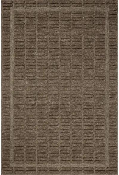 Bradley BRL-06 Cocoa / Cocoa 7''9" x 9''9" Rug by Chris Loves Julia