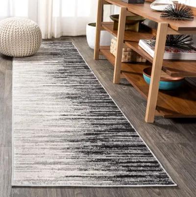 Linear Modern Half Stripe Area Rug