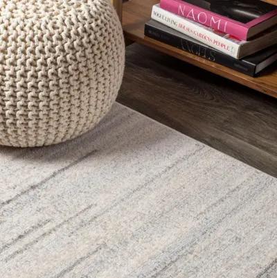 Linear Modern Half Stripe Area Rug