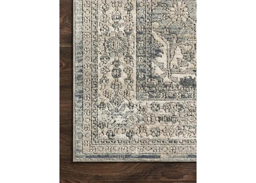 Teagan TEA04 Sky/Natural 3'4" x 5'7" Rug