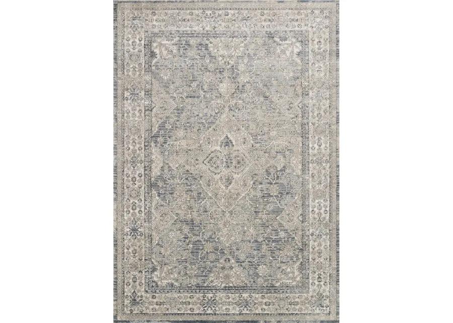 Teagan TEA04 Sky/Natural 3'4" x 5'7" Rug