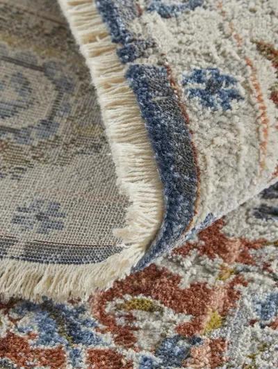 Kaia 39HTF Ivory/Blue/Red 2' x 3' Rug