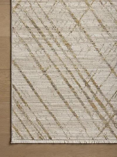 Wade WAE-04 Beige / Gold 2''6" x 8''0" Rug by Loloi II