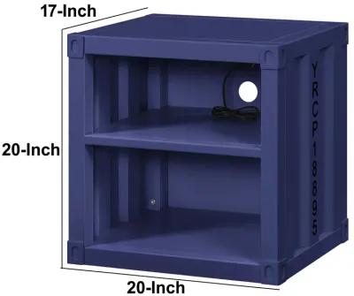 ACME Cargo Nightstand w/USB, Blue