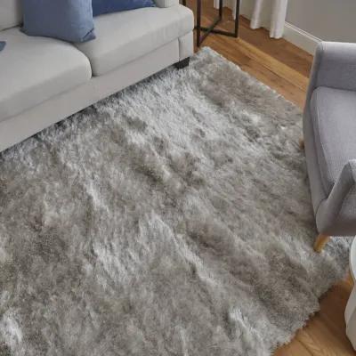 Indochine 4550F Gray/Black 7'6" x 9'6" Rug