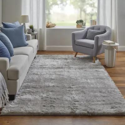 Indochine 4550F Gray/Black 7'6" x 9'6" Rug