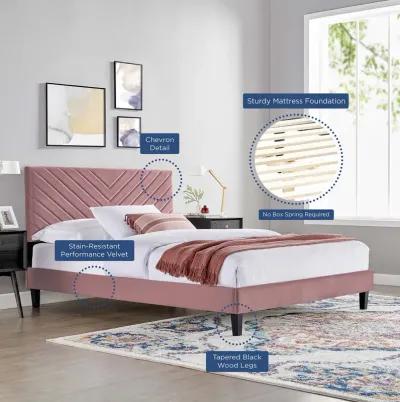 Modway - Roxanne Performance Velvet Twin Platform Bed