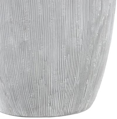 Scribing White Vase