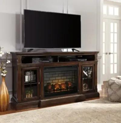 Roddinton 72" TV Stand with Electric Fireplace