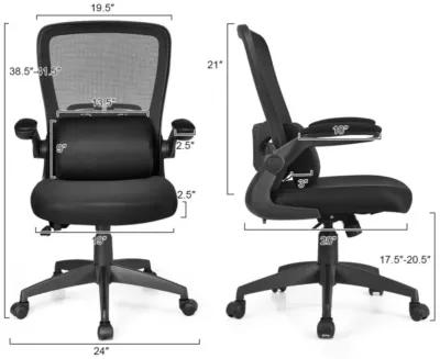 Hivvago Ergonomic Desk Chair with Lumbar Support and Flip up Armrest