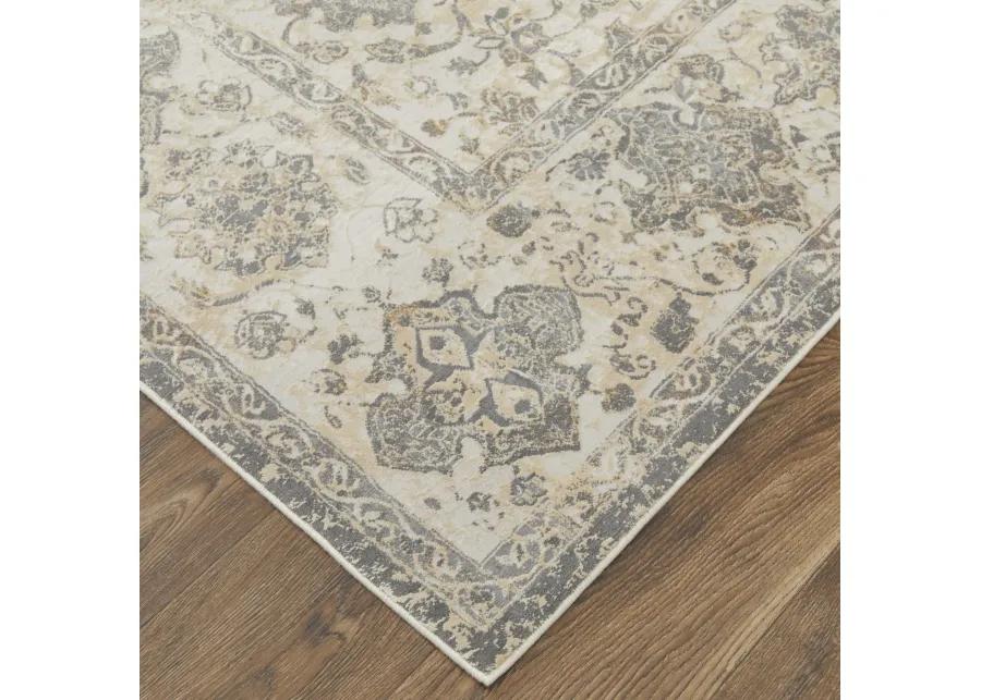 Celene 39L0F Ivory/Tan/Gray 2'6" x 8' Rug