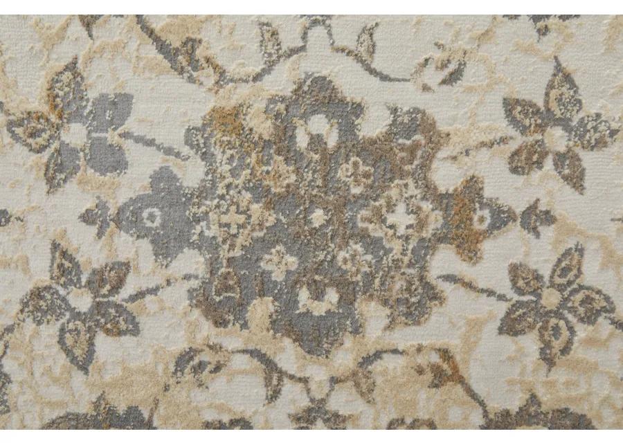 Celene 39L0F Ivory/Tan/Gray 2'6" x 8' Rug