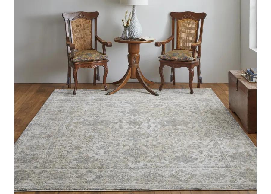 Celene 39L0F Ivory/Tan/Gray 2'6" x 8' Rug