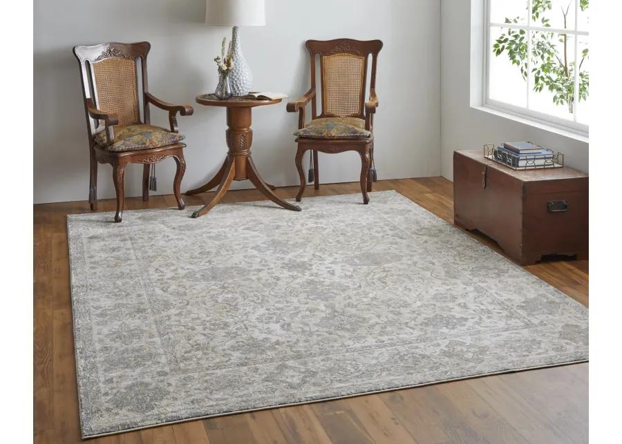 Celene 39L0F Ivory/Tan/Gray 2'6" x 8' Rug