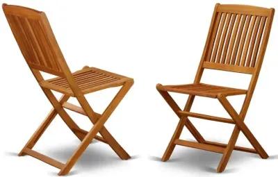 Wooden Patio Set Natural Oil