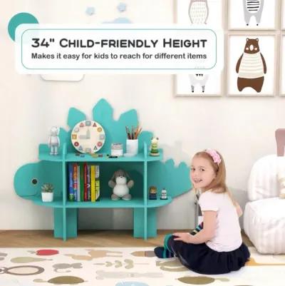 Hivvago Kids Bookcase Shelf Toy Storage Organizer with Open Storage Shelves