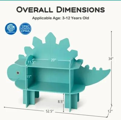 Hivvago Kids Bookcase Shelf Toy Storage Organizer with Open Storage Shelves