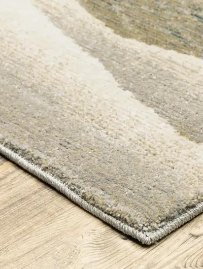 Evolution 1'10" x 3'2" Beige Rug