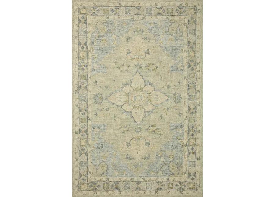 Julian JI07 Seafoam Green/Spa 2'6" x 7'6" Rug