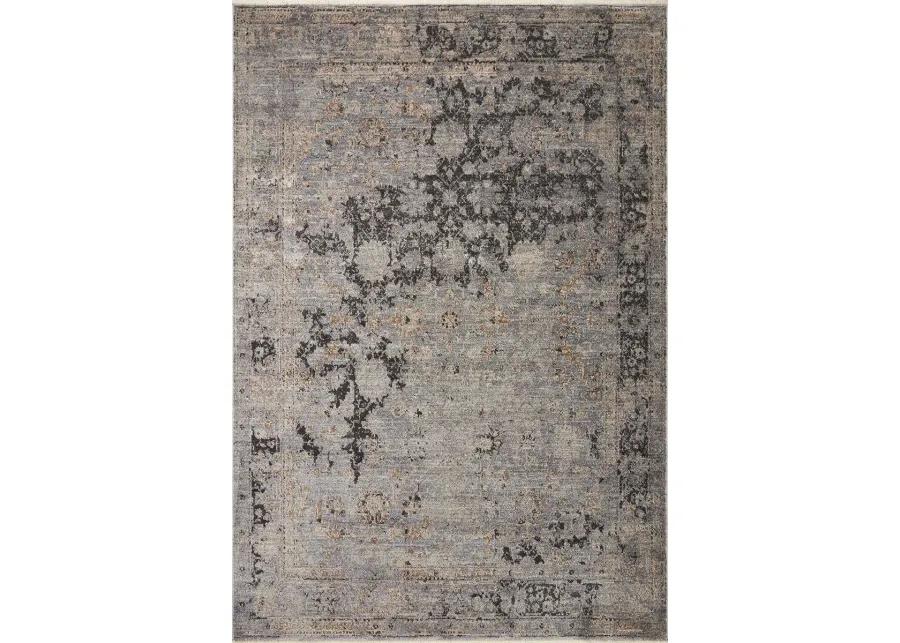 Sonnet SNN05 Charcoal/Slate 5' x 7'10" Rug