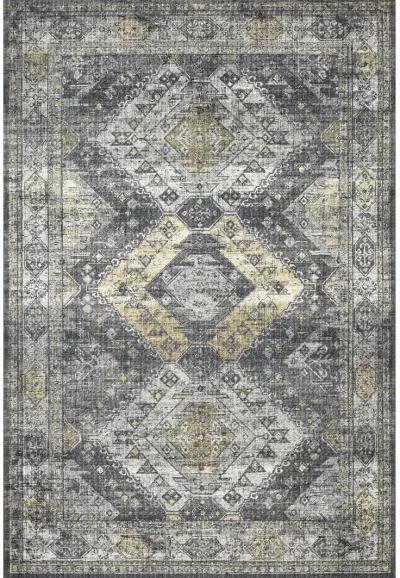 Skye SKY09 Graphite/Silver 8' x 8' Round Rug