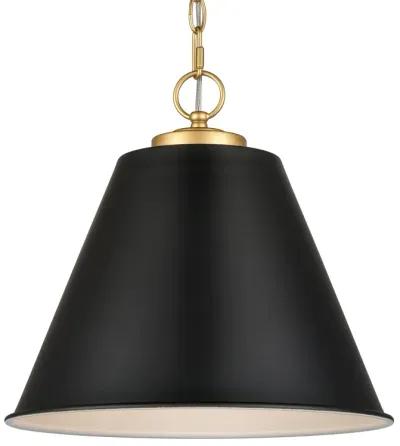 Vellus 14" wide Black Pendant