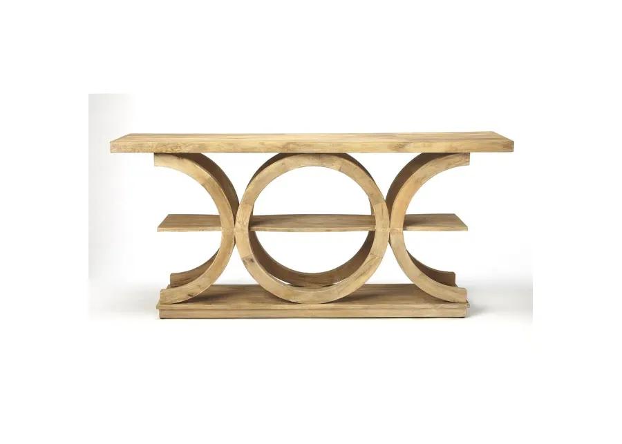 Modern Rustic Three-Tiered Console Table, Belen Kox